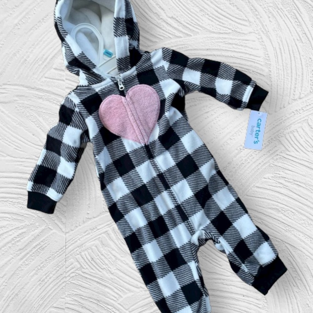 (Bundle) Carter’s baby Fleece Jumpsuits - Picture 6 of 8